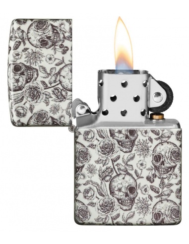 Brichetă Zippo 49458 Glow in the Dark Skulls