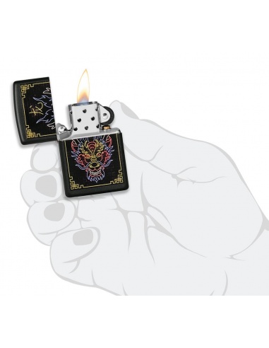 Brichetă Zippo 49396 Neon Dragon