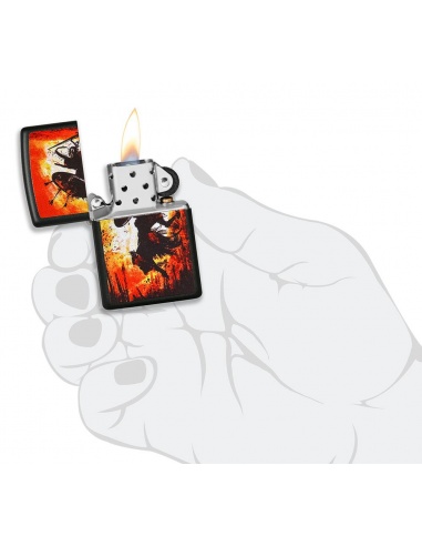 Brichetă Zippo 49405 Warrior Sword and Shield