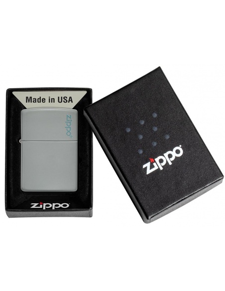 Brichetă Zippo 49452ZL Fat Grey Zippo Logo