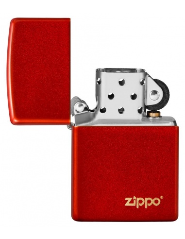 Brichetă Zippo 49475ZL Metallic Red Zippo Logo