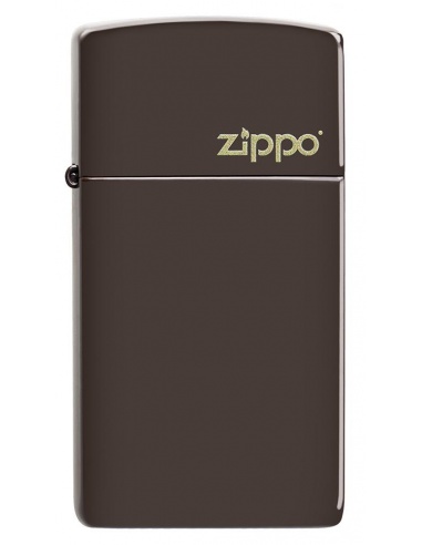 Brichetă Zippo 49266ZL Slim Brown Zippo Logo