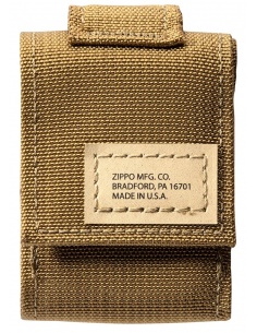 Husă brichetă Zippo Tactical din nailon maro 48401