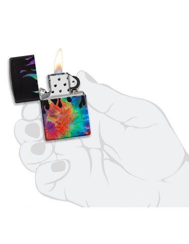 Brichetă Zippo 49534 Colorful Marijuana Leaf