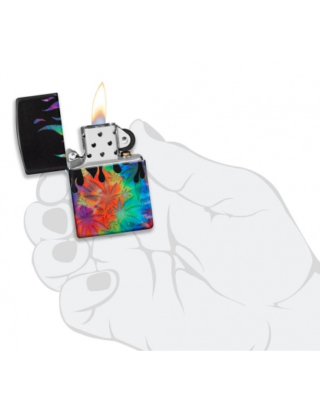 Brichetă Zippo 49534 Colorful Marijuana Leaf