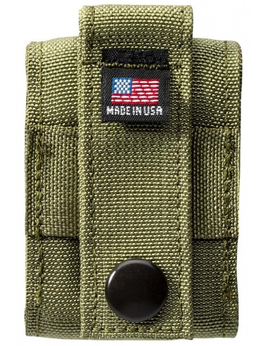 Set cadou brichetă Zippo Black Crackle 236 + husă nailon cu velcro verde 49400