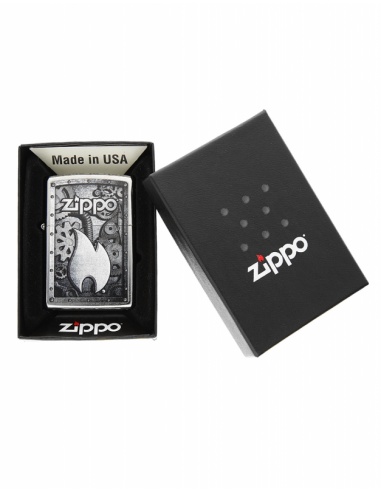 Brichetă Zippo 207.CI400072 Logo and Gears