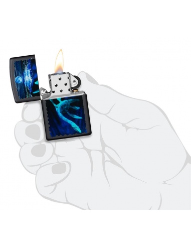 Brichetă Zippo 49697 Black Light Loch Ness