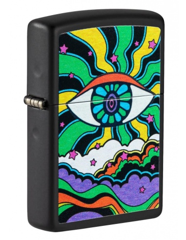 Brichetă Zippo 49699 Black Light Eye Design