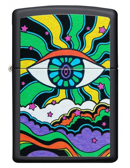 Brichetă Zippo 49699 Black Light Eye Design