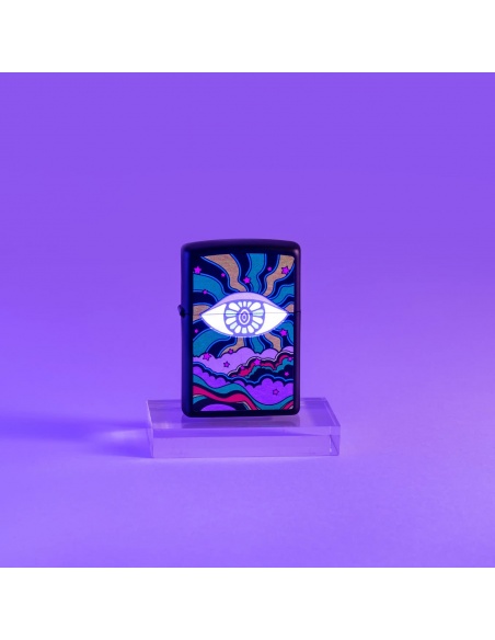 Brichetă Zippo 49699 Black Light Eye Design
