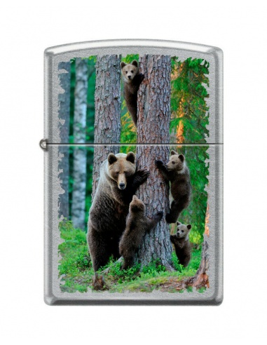 Brichetă Zippo 7079 Bear With Cubs