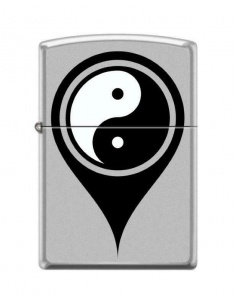 Brichetă Zippo 0636 Yin & Yang Map Pin