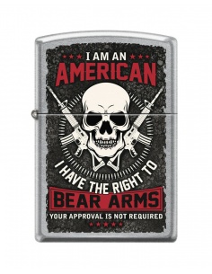 Brichetă Zippo 3399 Right to Bear Arms - I am an American