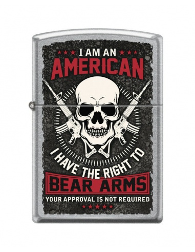 Brichetă Zippo 3399 Right to Bear Arms - I am an American