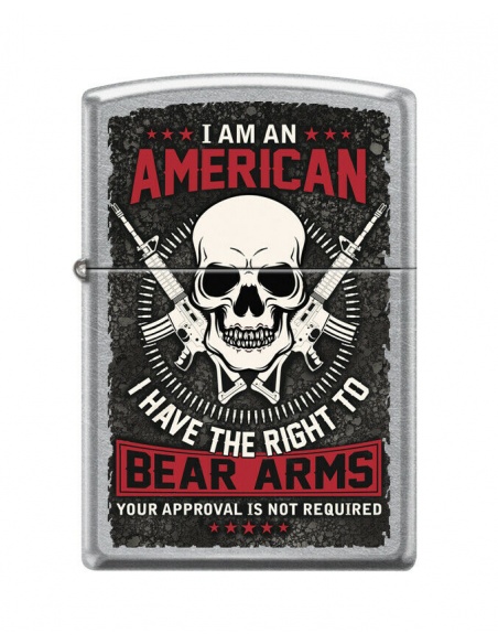 Brichetă Zippo 3399 Right to Bear Arms - I am an American