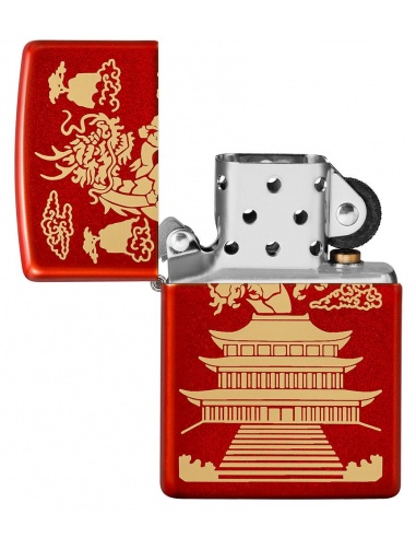 Brichetă Zippo 49517 Chinese Dragon and Pagoda