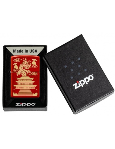 Brichetă Zippo 49517 Chinese Dragon and Pagoda