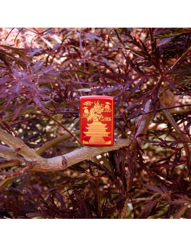 Brichetă Zippo 49517 Chinese Dragon and Pagoda