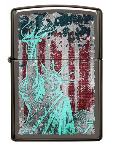 Brichetă Zippo 49663 Statue of Liberty and Flag