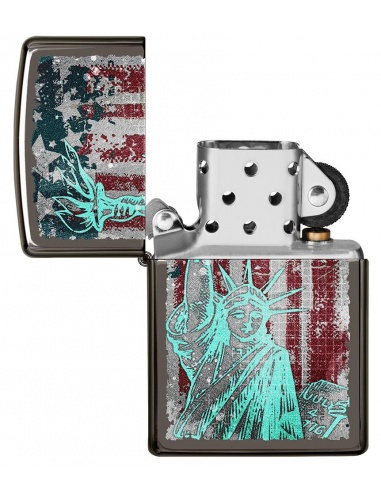 Brichetă Zippo 49663 Statue of Liberty and Flag