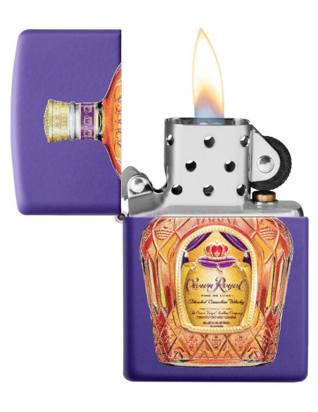Set cadou brichetă Zippo + săculeț Crown Royal Canadian Whiskey 49661
