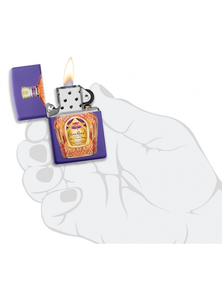 Set cadou brichetă Zippo + săculeț Crown Royal Canadian Whiskey 49661