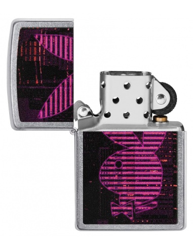 Brichetă Zippo 49524 Playboy Black and Pink Stripes