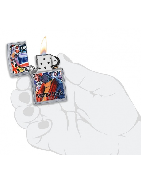 Brichetă Zippo 49557 Watch Dogs Legion Gas Mask