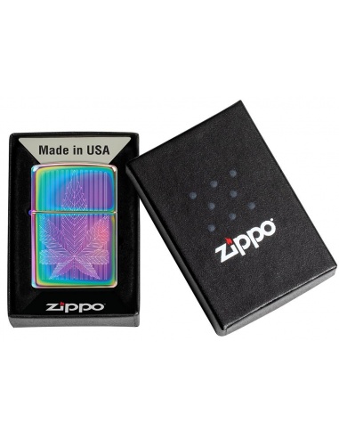 Brichetă Zippo 49632 Engraved Marijuana Leaf
