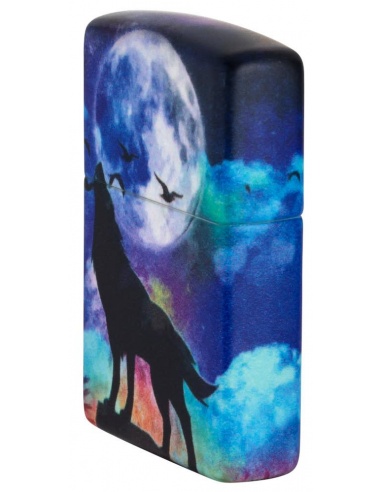 Brichetă Zippo 49683 Wolf Howling at Moon