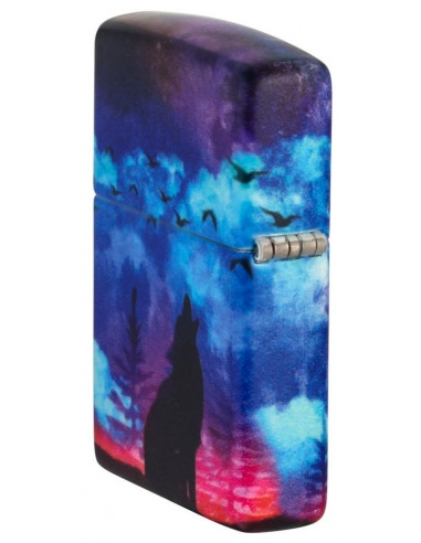 Brichetă Zippo 49683 Wolf Howling at Moon
