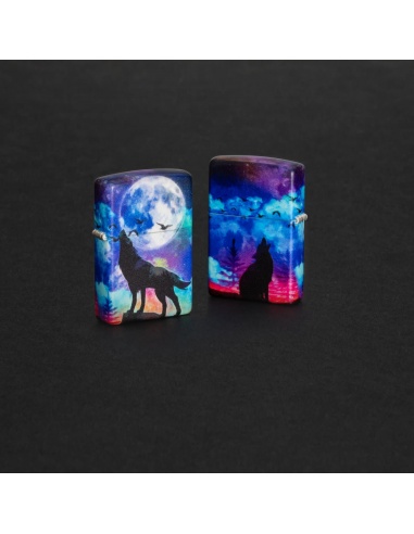 Brichetă Zippo 49683 Wolf Howling at Moon