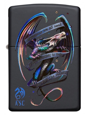 Brichetă Zippo 49548 Anne Stokes Mythical Dragon and Banner