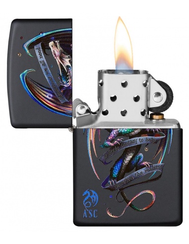 Brichetă Zippo 49548 Anne Stokes Mythical Dragon and Banner