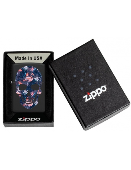 Brichetă Zippo 49771 Flamingo Skull