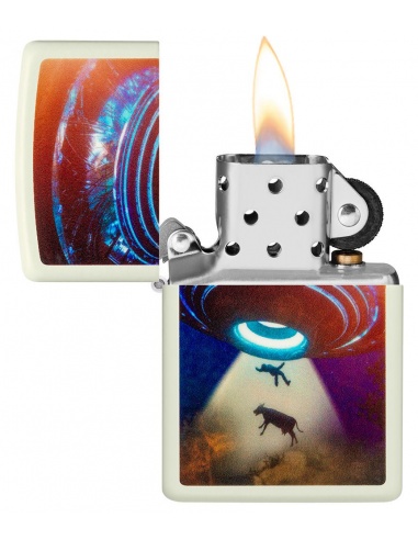 Brichetă Zippo 49838 UFO Abduction Glow in the Dark