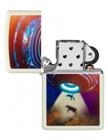 Brichetă Zippo 49838 UFO Abduction Glow in the Dark