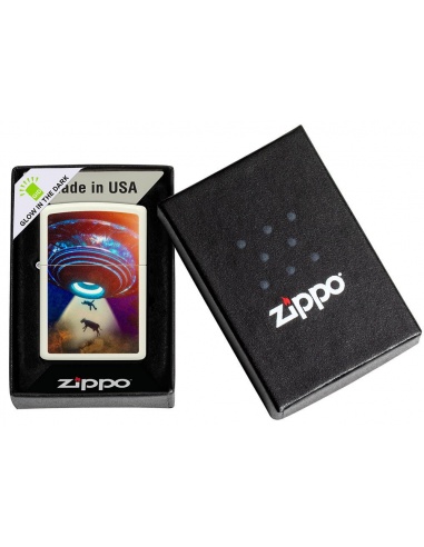 Brichetă Zippo 49838 UFO Abduction Glow in the Dark