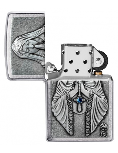 Brichetă Zippo 49756 Anne Stokes Woman with Rosary Praying