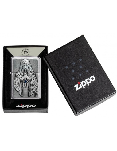Brichetă Zippo 49756 Anne Stokes Woman with Rosary Praying