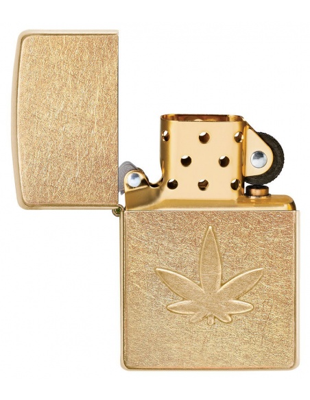Brichetă Zippo 49569 Stamped Marijuana Leaf