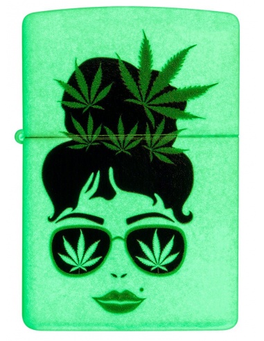 Brichetă Zippo 49837 Cannabis Girl Glow in the Dark