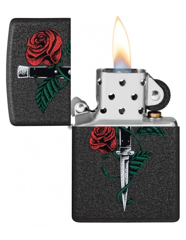 Brichetă Zippo 49778 Rose Dagger Tattoo