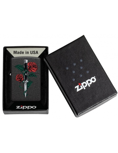 Brichetă Zippo 49778 Rose Dagger Tattoo