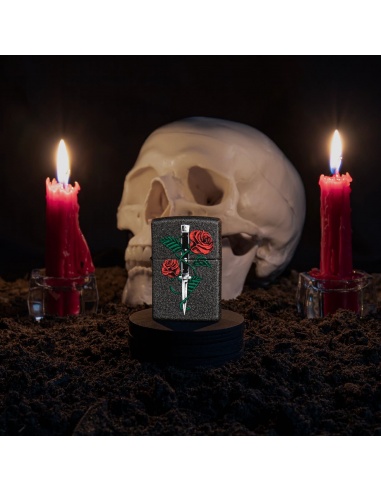 Brichetă Zippo 49778 Rose Dagger Tattoo