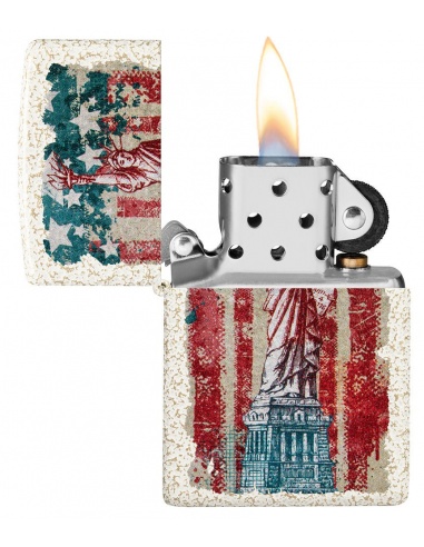 Brichetă Zippo 49782 Statue of Liberty and USA Flag