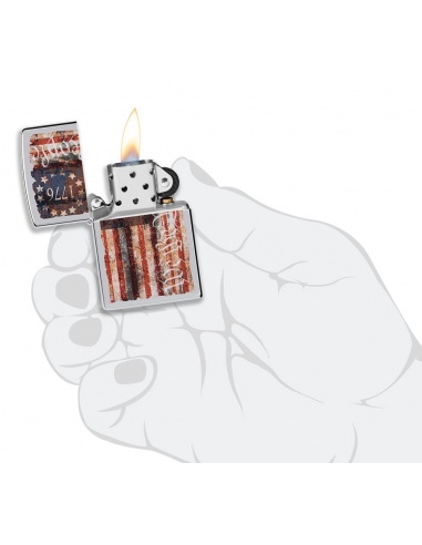 Brichetă Zippo 49779 1776 Americana Flag