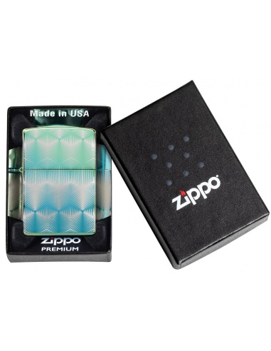 Brichetă Zippo 49813 Teal Pattern Design