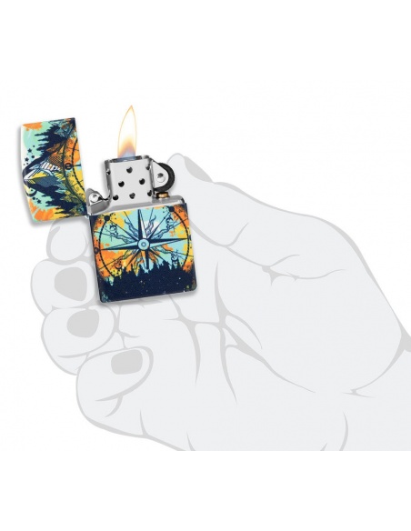 Brichetă Zippo 49805 Compass Glow in the Dark